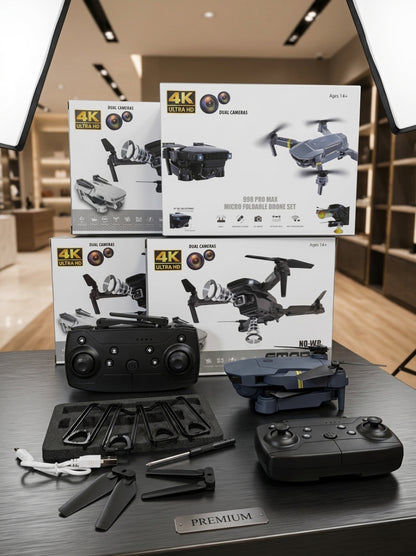 Dron con doble cámara 4K + Maletín Gratis