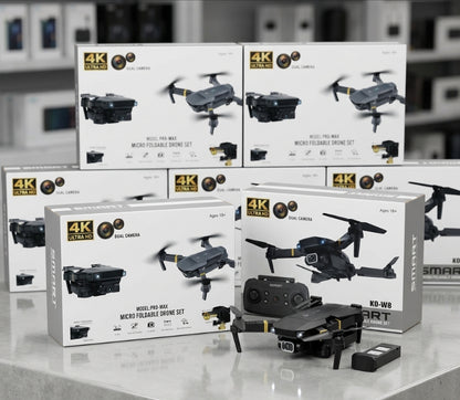 Dron con doble cámara 4K + Maletín Gratis