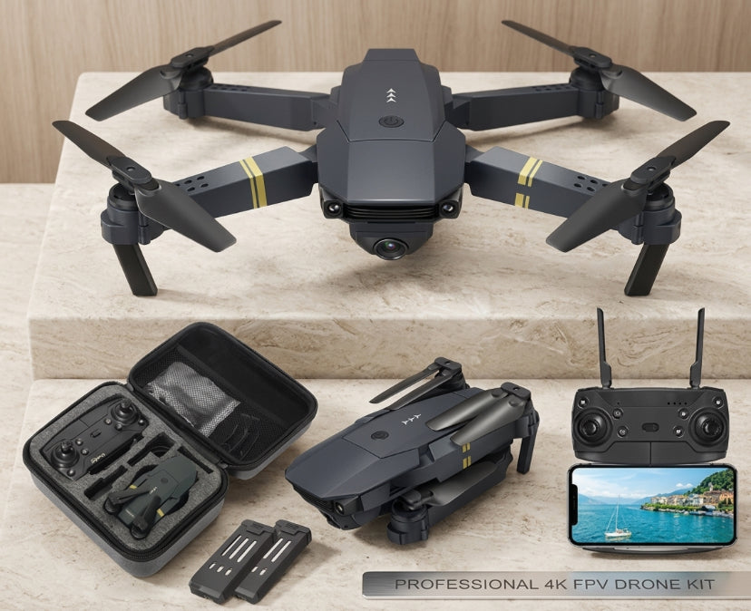 Dron con doble cámara 4K + Maletín Gratis